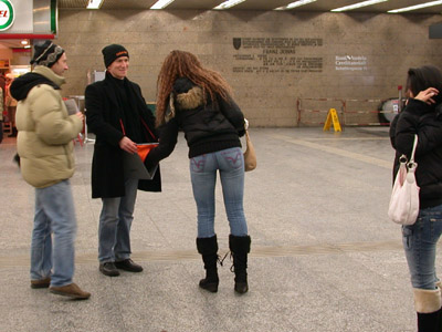 in der Passage am Schottentor