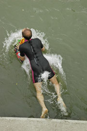 Christof im Donaukanal